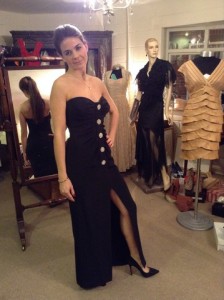 Laurent with detail pic of diamanté buttons