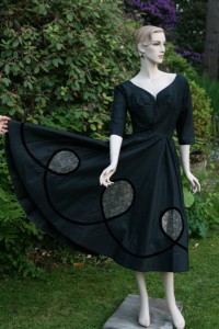 Black Evening Dress (Pattern Detail)
