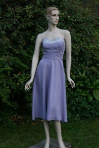 1950's Strapless Dress